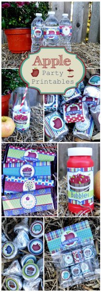 apple party printables 2