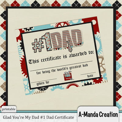 A few Father’s Day Printables