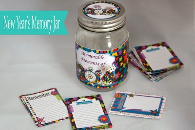 New Year’s printable memory jar project