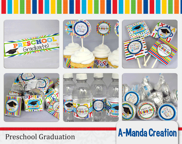 Preschool Graduation Party Printables