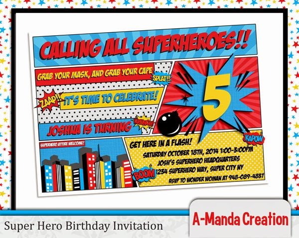 Superhero themed birthday party and matching printables with a free printable too!