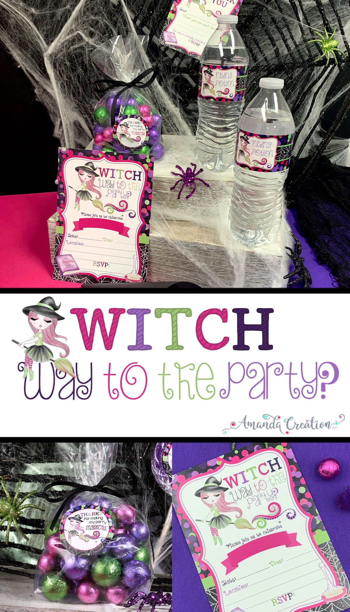 fancy witch party supplies