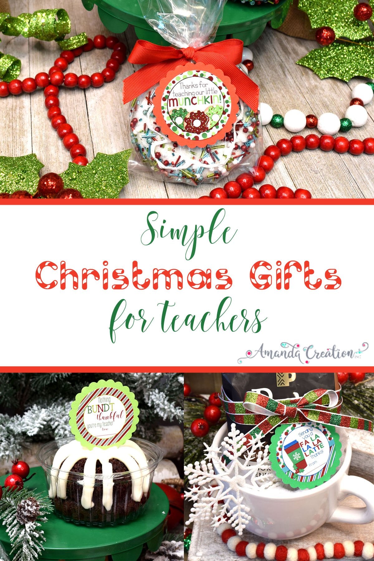 simple Christmas gifts for teachers