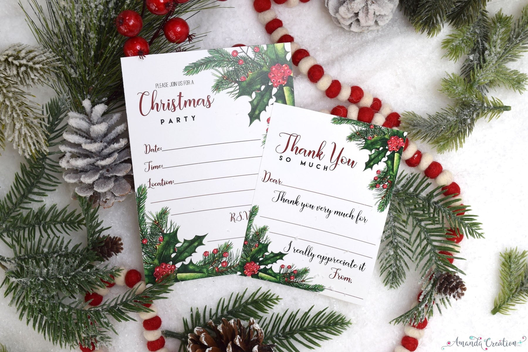holly thank you notes