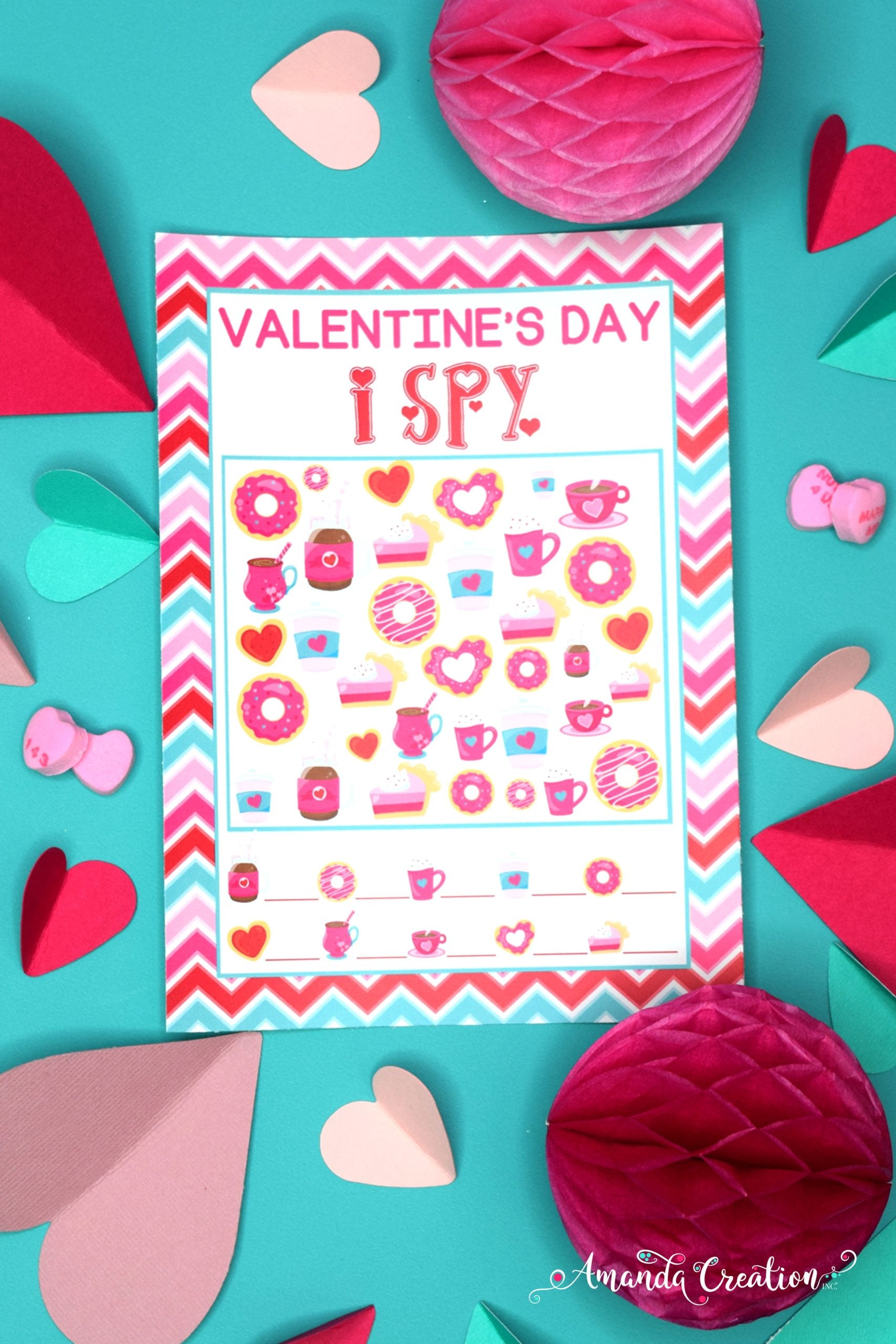 Valentine's I Spy Game