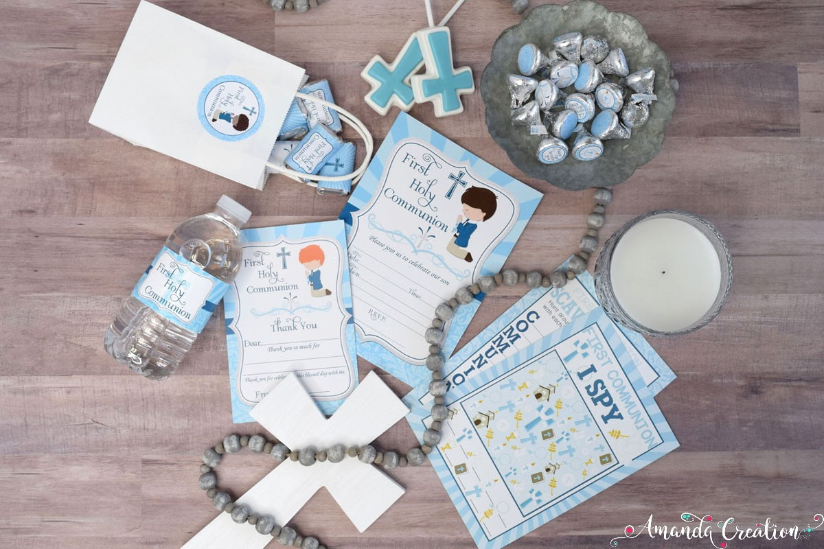 Boy First Holy Communion Party Supplies