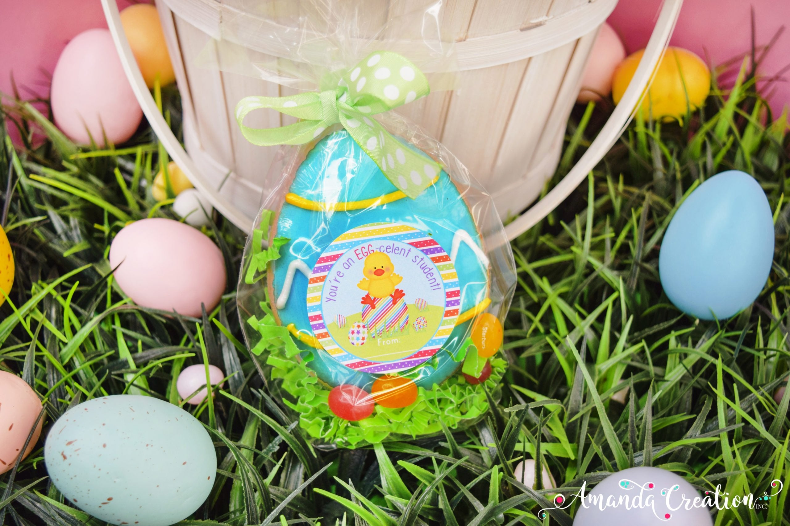 Egg-celent Student Easter Gift Sticker