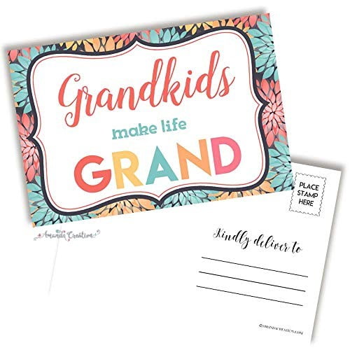 Grandkids Make Life Grand Postcard