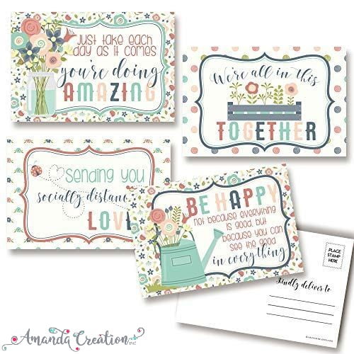 Floral Thinking of You Postcards