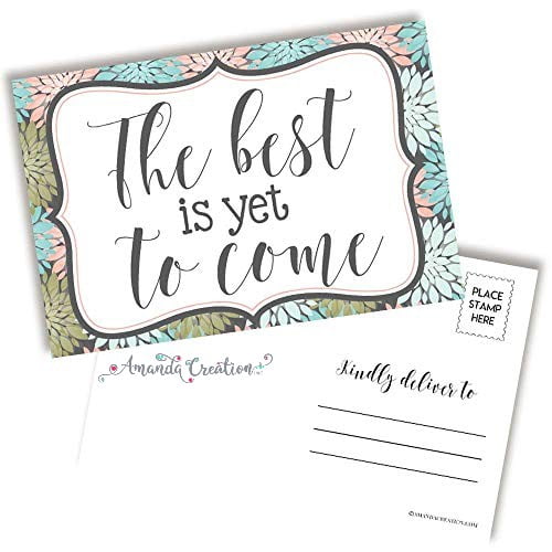 The Best Is Yet To Come Encouraging Postcard 