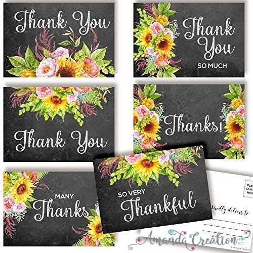 Floral Thank You Cards