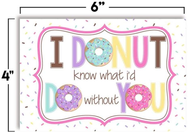 Donut Positive Thinking Postcards