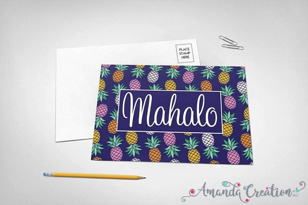 Mahalo Hawaiian Postcards