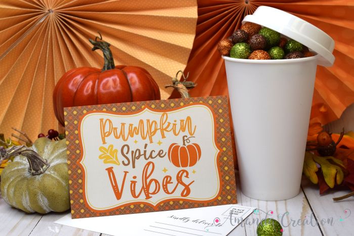Fall Postcards With Pumpkin Spice Vibes