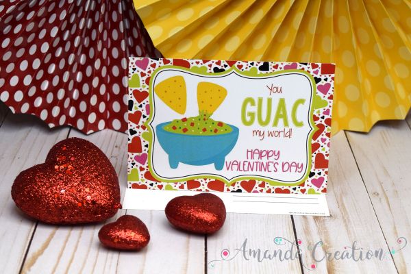 Funny Food Valentine Postcards 