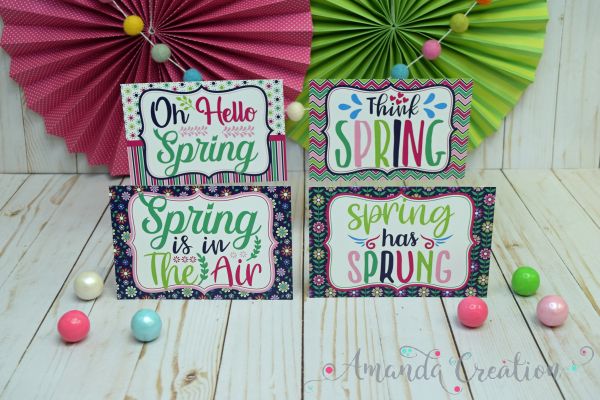 Spring Postcards for Family and Friends