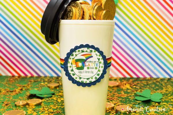 Latte Luck St. Patrick’s Day Stickers