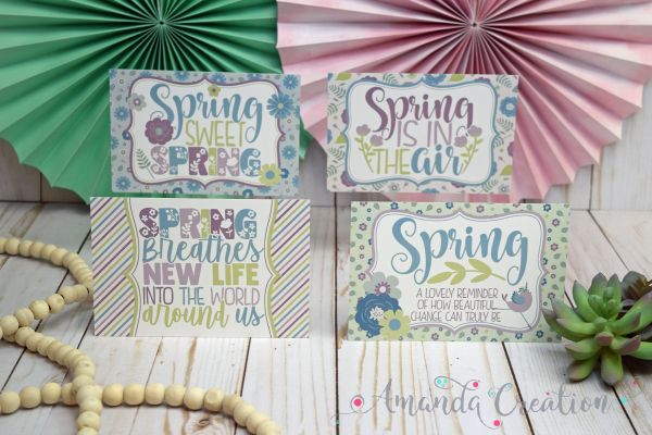 Pastel Spring Cards