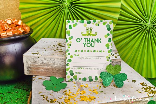St. Patrick’s Day Thank You Cards