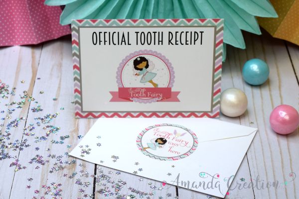 Official Tooth Fairy Receipts