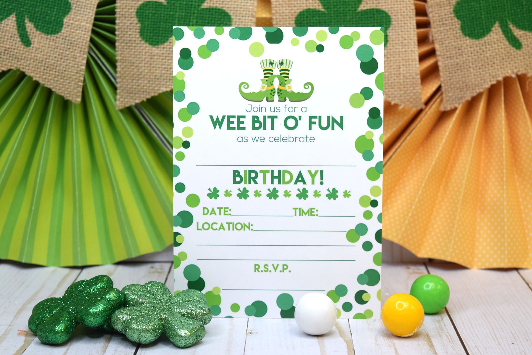 Saint Patrick's Day Birthday Party Bundle